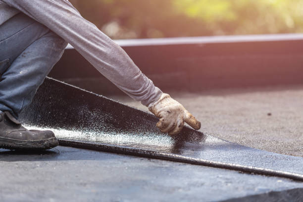 Professional Waterproofing technician working in Goshen, OH
